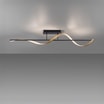 Lampa sufitowa LED Wi-Fi czarno-złota Q-SWING z pilotem - 3