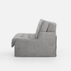 Sofa rozkładana 3-osobowa popielata MATI III - 3