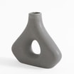 Wazon geometryczny szary 20 cm - 2