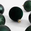 Bombki choinkowe, 6 cm, zielone, 16 szt. - 4