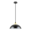 Lampa wisząca loftowa czarno-złota SARDA - 1