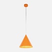 Lampa wisząca geometryczna pomarańczowa CONO - 5