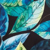 Poduszka czarna PALMERA outdoor w liście 45x45 cm - 2