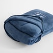 Koc podróżny 2w1, niebieski, TRAVEL BLANKET, 130x160 cm - 2