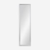Lustro wiszące 30x120 cm srebrne - 1