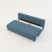 Sofa 3-osobowa niebieska BAHAMA - 5