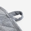 Rękawica kuchenna z podkładką JEANS COLLECTION szara - 4