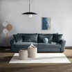 Sofa rozkładana 4-osobowa NOEMI szary - 2
