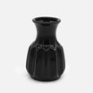 Wazon ceramiczny czarny 12 cm - 1
