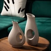 Wazon nowoczesny szary 20 cm - 3