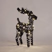 Dekoracja RENIFER LED czarny 37 cm - 4