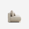 Sofa 3-osobowa rozkładana lniany beż SISI - 6