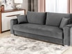 Sofa rozkładana grafitowa GENF - 2