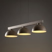 Lampa wisząca 3 klosze sabbia OSLO - 5