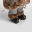 Figurka świąteczna MIKOŁAJ, szarobrązowy, 40 cm - 3