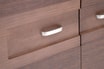 Szafa z drążkiem ciemny brąz 98 cm PARIS - 6