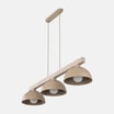 Lampa wisząca 3 klosze sabbia OSLO - 4