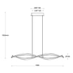 Lampa wisząca minimalistyczna LED IDANA - 2