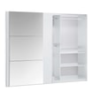 Szafa z lustrem biała BASTIA 250 cm - 2