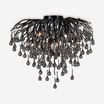 Lampa sufitowa czarna ICICLE fi 50 cm - 1