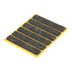 Podkładki pod meble czarne PROSTOKĄT 9x1,5 cm - 1
