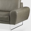 Sofa skórzana 3 osobowa SPRING szara - 4