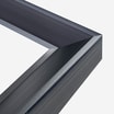 Lustro 60x170 cm w czarnej ramie ALPI - 3