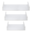 Komplet 3 półek TRIO biały - 1