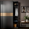 Szafa przesuwna antracyt METROPOLITAN 150 cm - 4