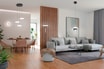 Kinkiet LED kawowy CELESTE - 3