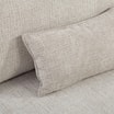 Sofa 3-osobowa rozkładana lniany beż SISI - 3