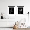 Obraz Line Art Twarz LINEAR II 43x53 cm - 3
