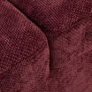Sofa 3-osobowa rozkładana bordowa OMBRE - 4