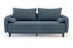 Sofa szara VAMOS nóżki orzech - 1