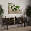 Obraz GREEN MAP 70x100 cm - 3
