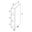 Szafka dolna BASIC PLUS BP/D15/O - 4