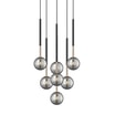 Lampa wisząca kule czarno-złota ARCTURUS 7 - 3