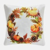 Poszewka PUMPKIN wieniec jesienny 45x45 c, - 1
