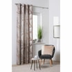 Zasłona do salonu na przelotkach taupe VANUA 140x260 cm - 2