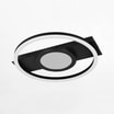 Lampa sufitowa LED czarna WHEELER - 1