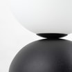 Lampa stołowa klosz kula czarna podstawa MIKI - 3