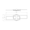 Lampa sufitowa LED geometryczna drewno DUATRO z pilotem - 2