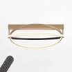 Lampa sufitowa LED Wi-Fi czarno-złota Q-BELUGA z pilotem - 1