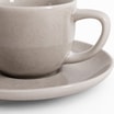 Filiżanka ze spodkiem ceramiczna 100 ml EYO - 4