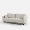 Sofa rozkładana jasnobeżowa FORLI - 3