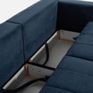 Sofa rozkładana granatowa CORTONA - 5