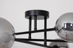 Lampa sufitowa kule czarna BASIS - 2