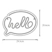 Lampa dekoracyjna LED NEON HELLO - 2