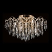 Lampa sufitowa LED glamour złota fi 62 cm z pilotem - 1