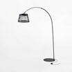 Lampa podłogowa LED czarna BALU z pilotem - 1